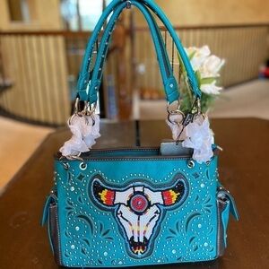 Montana West Beaded Collection Concealed Carry Bag